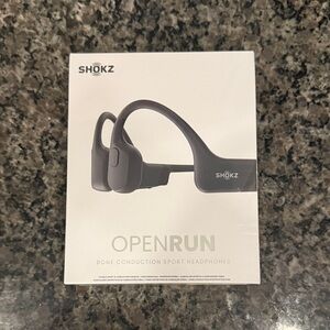Shokz OpenRun Bone Conduction Sport Headphones - Black